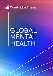 Cambridge Prisms: Global Mental Health